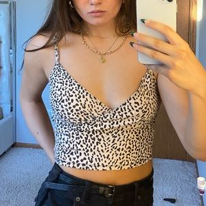 Cheetah crop top